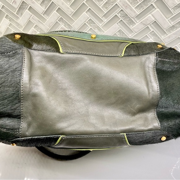 Cole Haan Gold Fish Patchwork Handbag - Picture 8 of 11